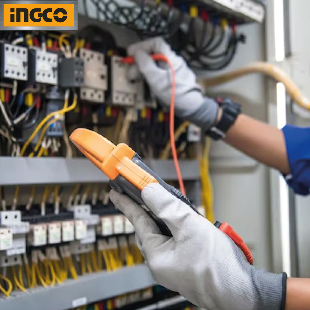 Kit 3 Herramientas Prueba Eléctrica Ingco Amperímetro + Multimetro Digital + Detector Voltaje DM3028