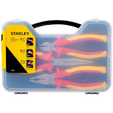 Juego de Alicates Aislados 1000V VDE Maxsteel™ 3 piezas, Stanley - 84-011
