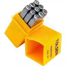 JUEGO DE PUNZONES 9PCS 6MM, TOLSEN - 25097