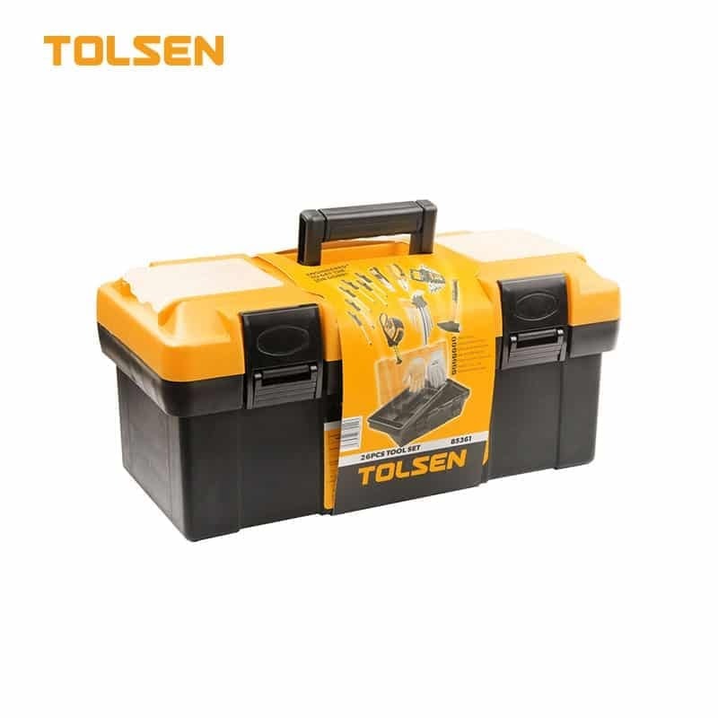 Caja de herramientas de mano 26pcs TOLSEN 85361