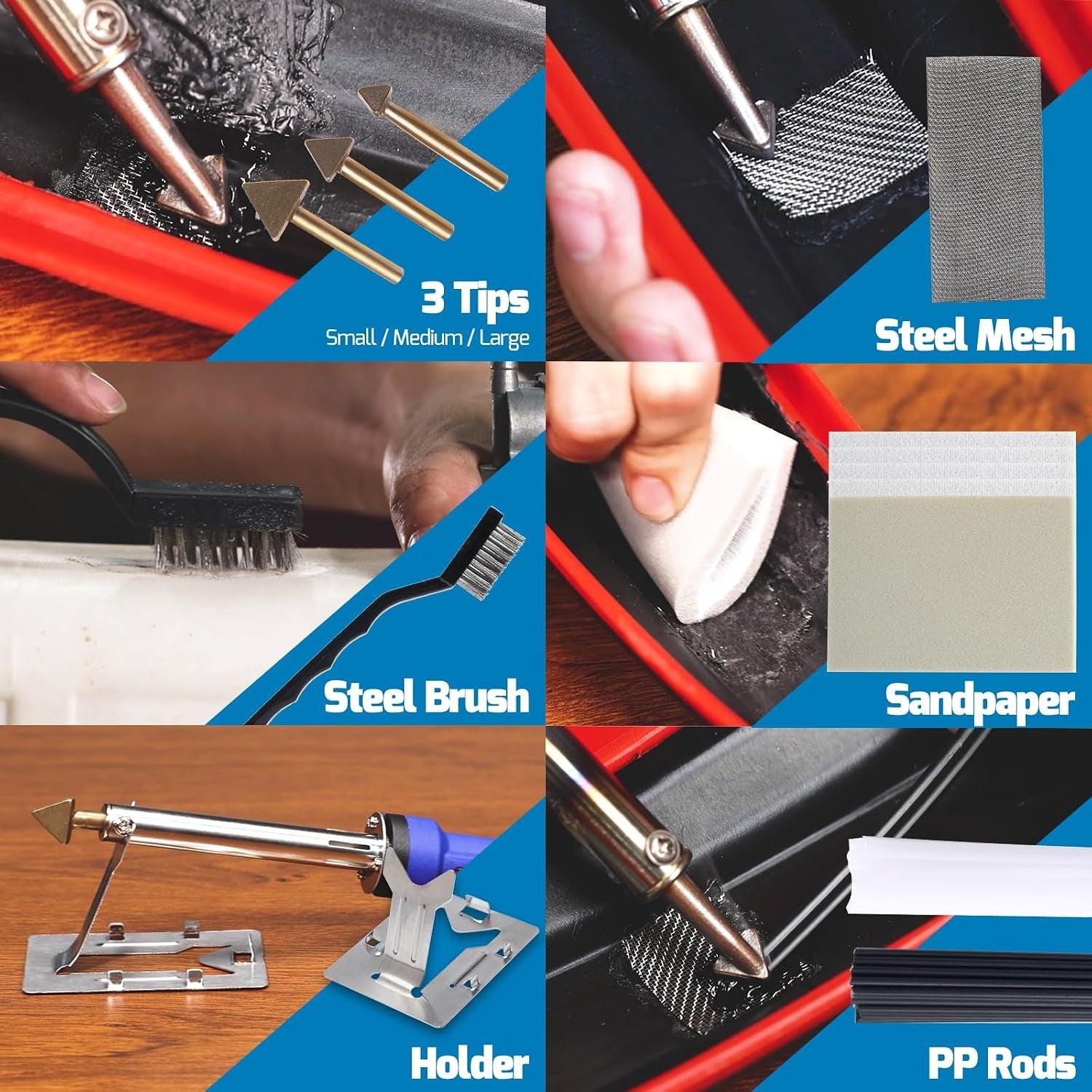 Kit cautin para pegar plástico Yihua 960-IV
