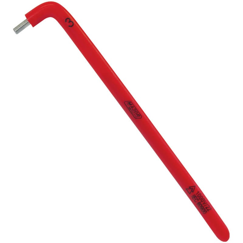 Juego de Llaves en L Hexagonales aislada por inmersion 6pcs 3/4/5/6/8/10mm V82006