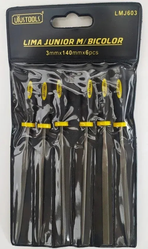 Juego de limas pequeñas 6 pcs uyustools LMJ603