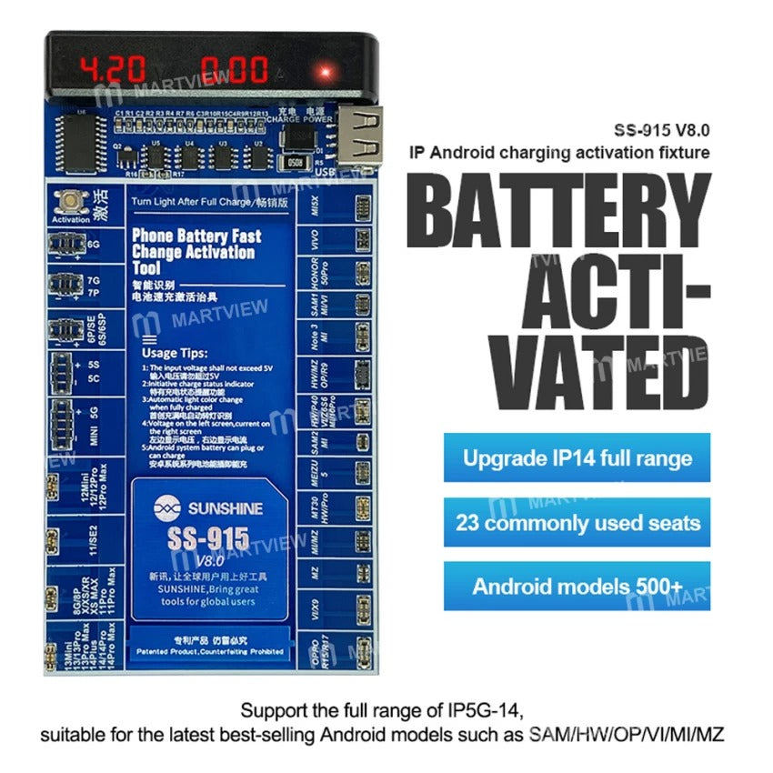 Placa de Activación de Batería SS-915 Sunshine