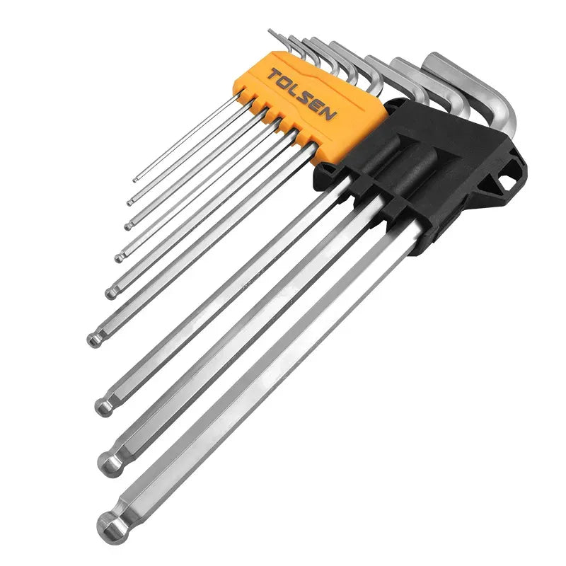 Set 9 llaves largas torx t10-t50 Tolsen 20057