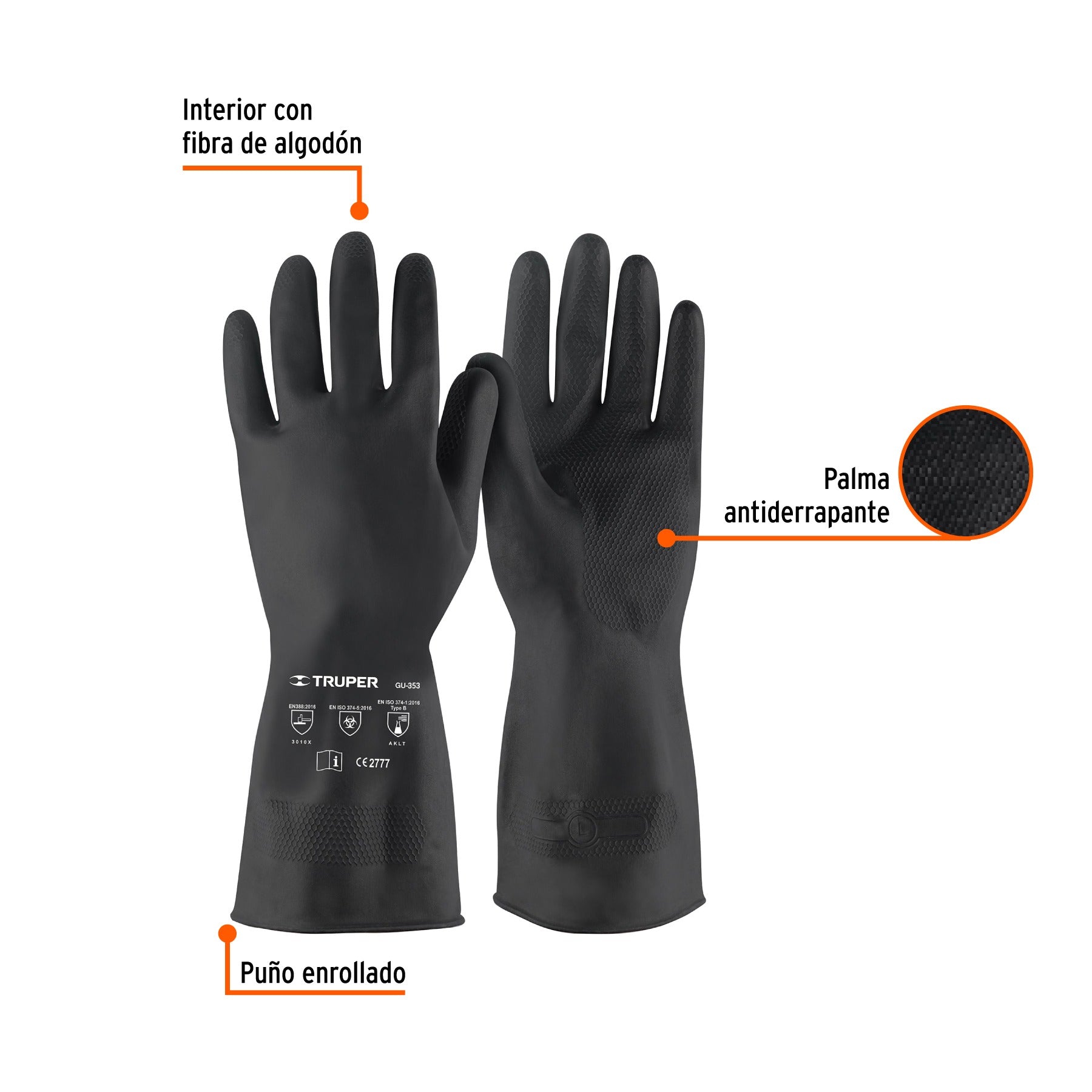 Guantes de látex para pintor, G, TRUPER 14267