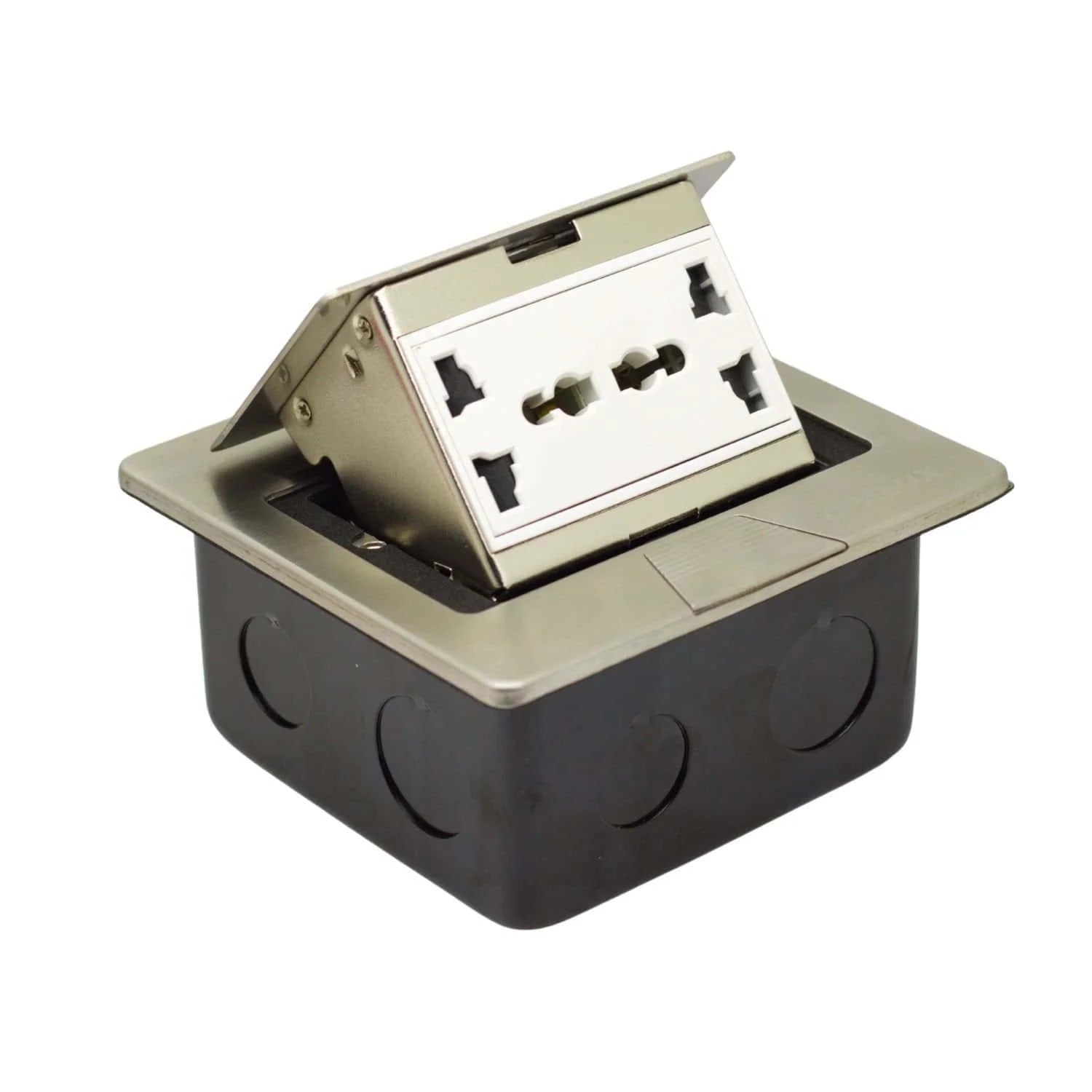 Toma Corriente Para Mueble 2 Tomas Múltiples + 1 Toma En Línea OPALUX OP-UTS1SL