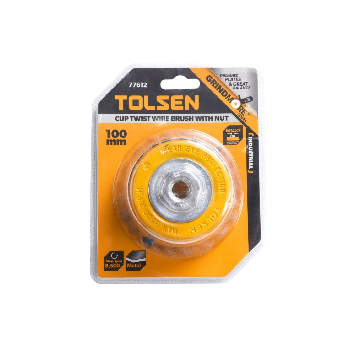 Cepillo Copa Torneado 100mm Tolsen - 77612