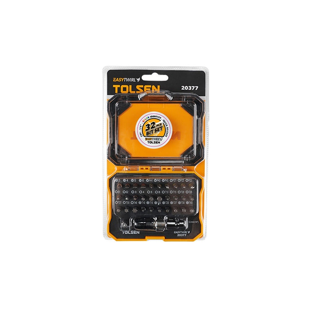 Puntas para dados 1/4 set 32 pcs TOLSEN 20377