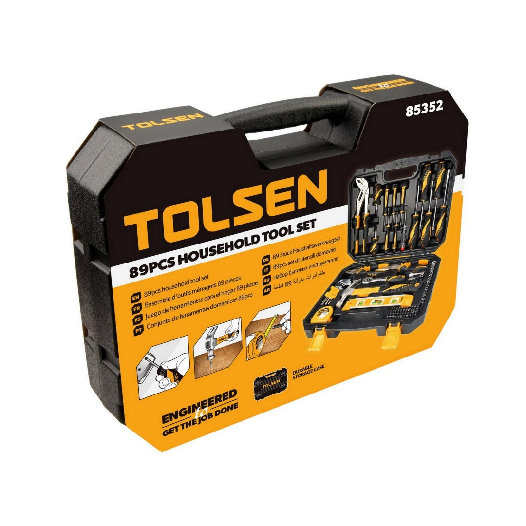 Set de Herramientas Domestico 89 Pcs Tolsen 85352