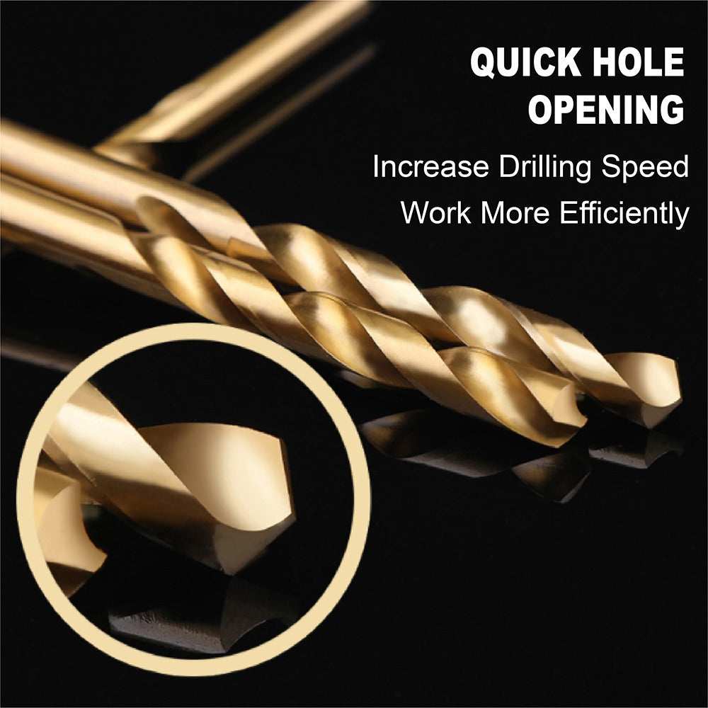 Juego de 6 Brocas HSS 2,3,4,5,6 y 8 mm wiseup 102401