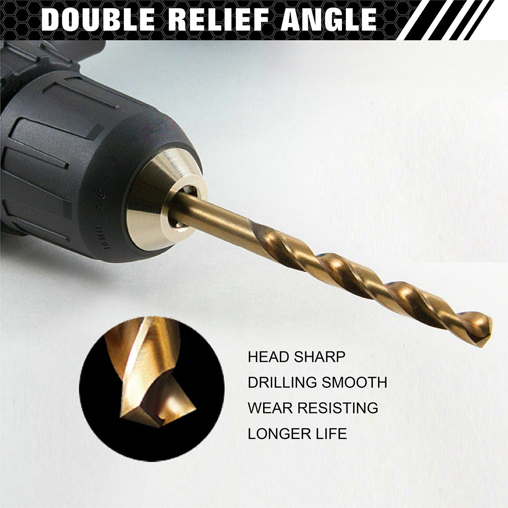 Juego de 6 Brocas HSS 2,3,4,5,6 y 8 mm wiseup 102401