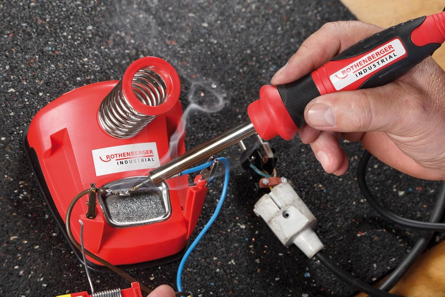 Kit de Cautin 30w Soldador con Soporte Rothenberger cod: 1541