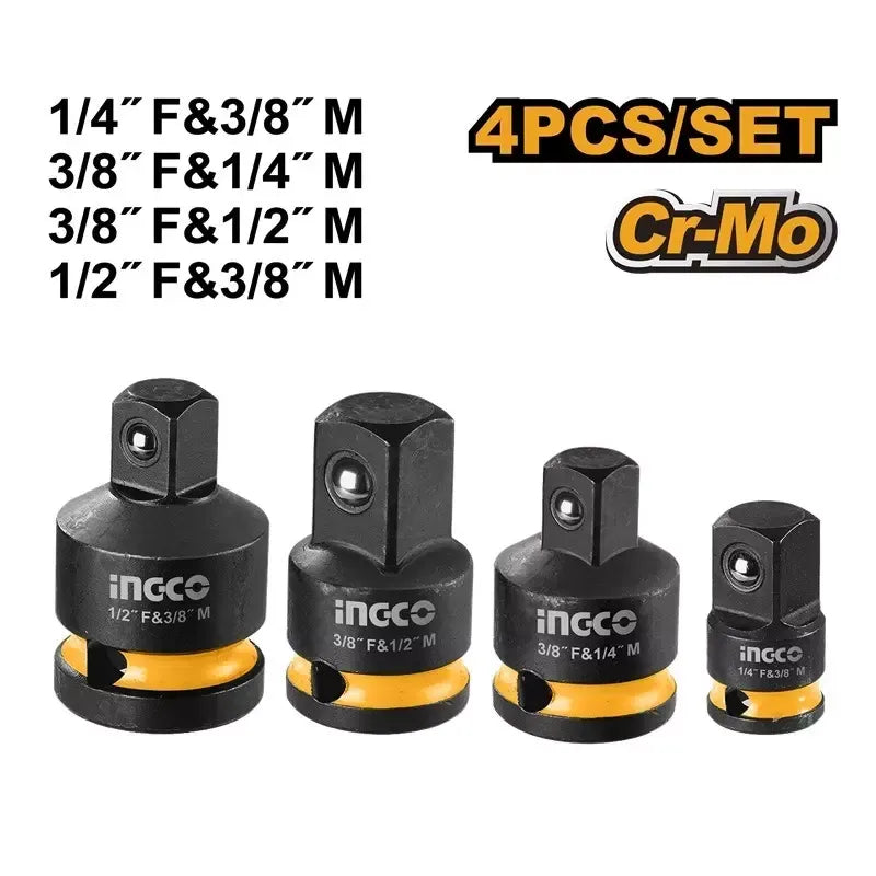 Juego de 4 adaptadores de dados INGCO HKISAD12438