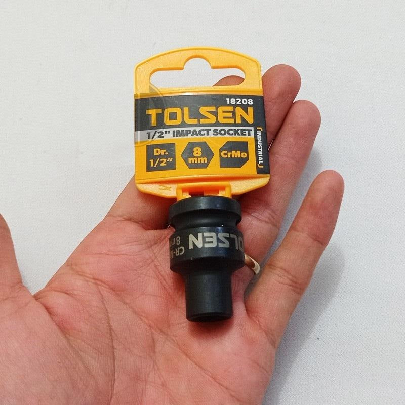 Dado de Impacto 1/2 pulg 8mm Tolsen - 18208