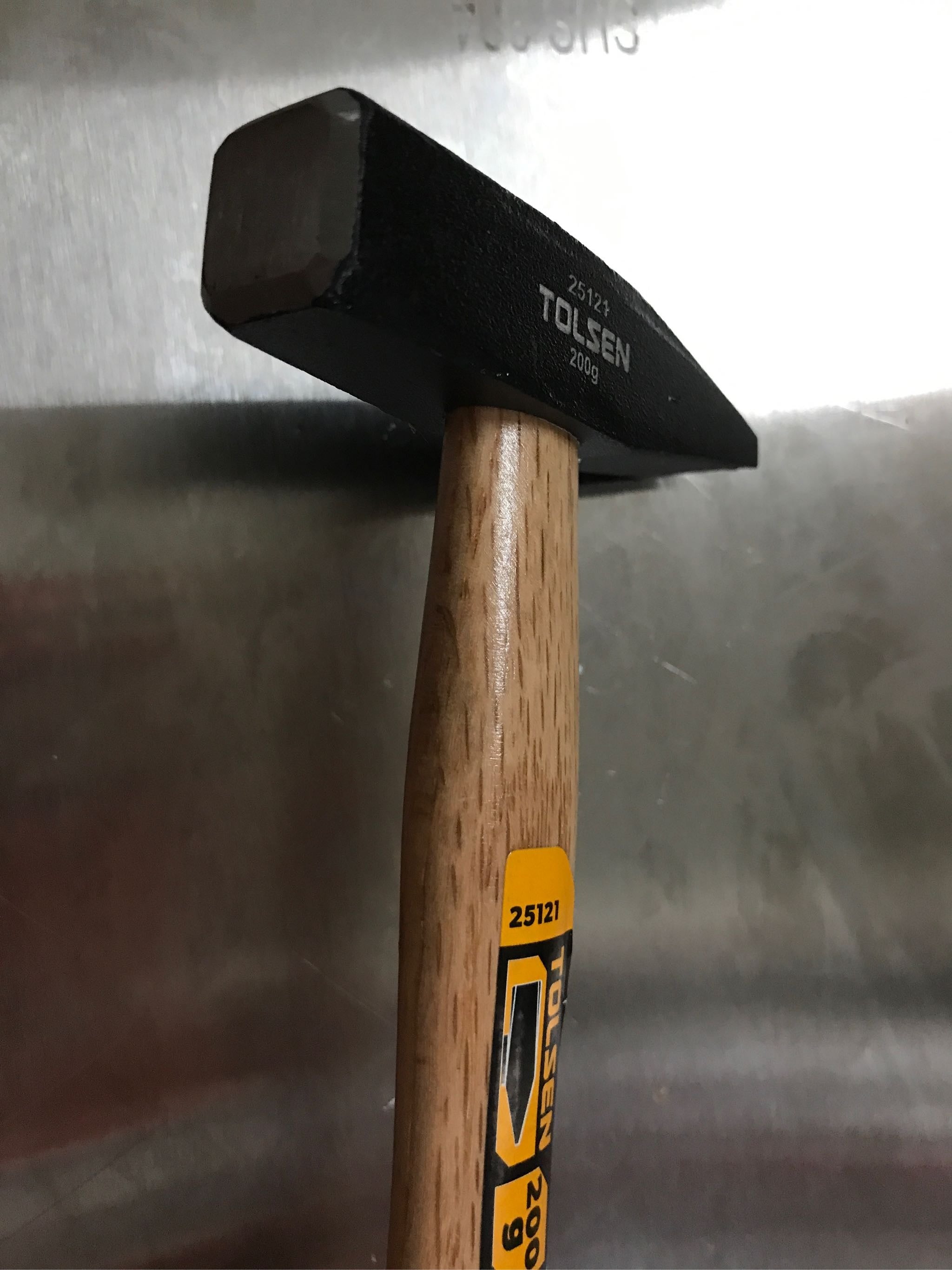 Martillo maquinista 200 g mango madera Tolsen - 25121