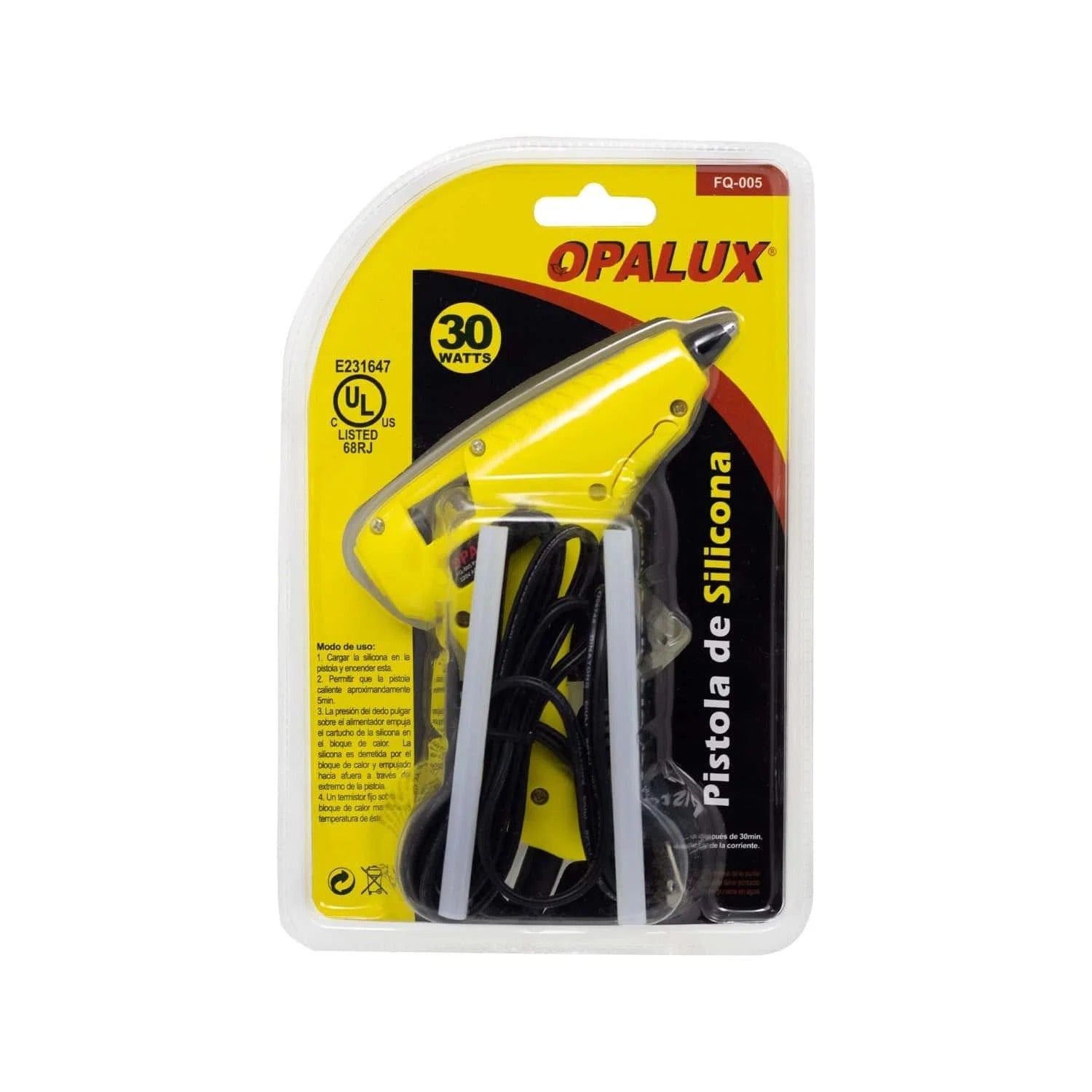 Pistola para Silicona Delgada 30W FQ-005 OPALUX
