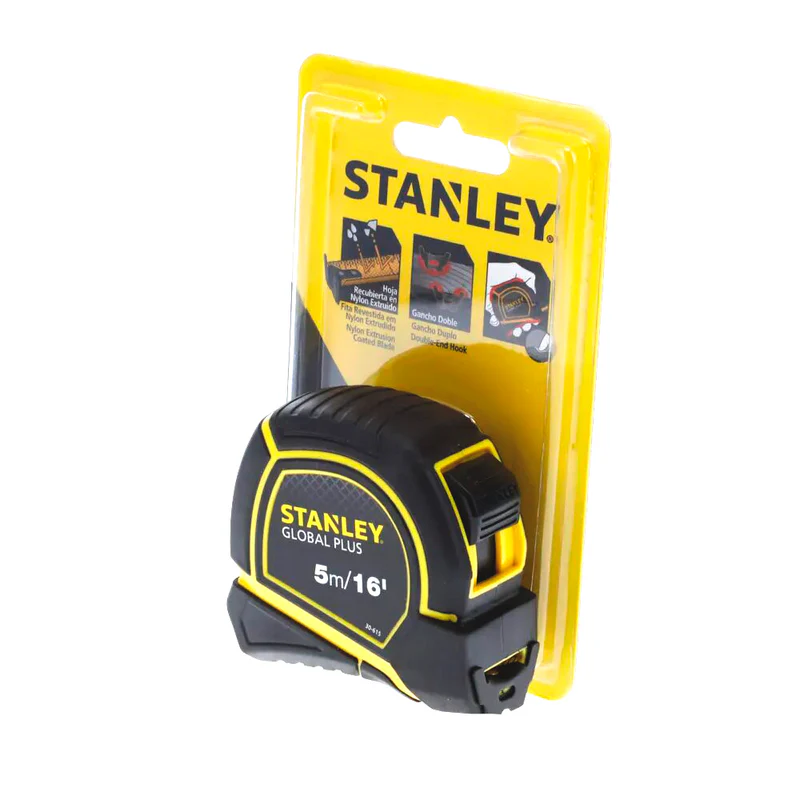 Cinta Metrica Wincha Global Plus 5 mts x 19mm STANLEY 30-615