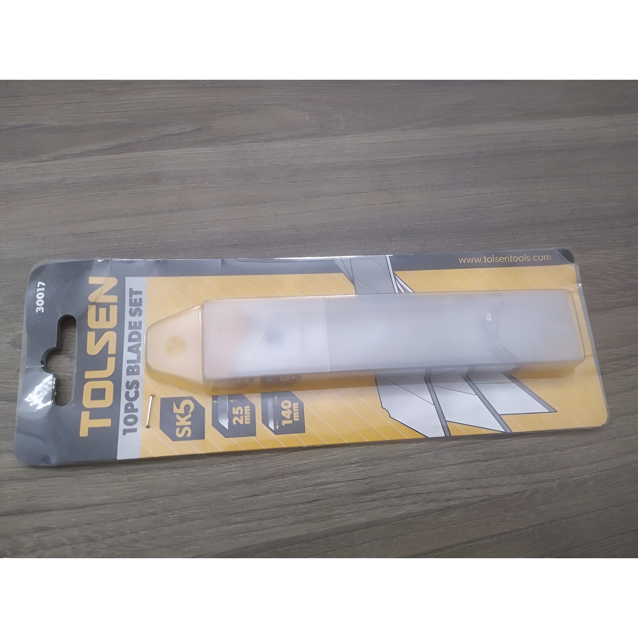 Repuesto de cuchillas para cortar 10 pcs 25×140 mm TOLSEN - 30017