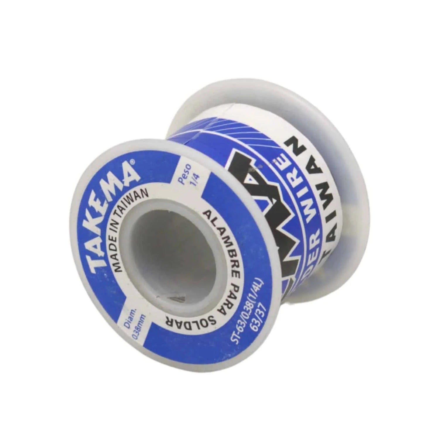 Rollo De Soldadura 0.38Mm 1/4 Libra ST-63/0.38(1/4L) TAKEMA