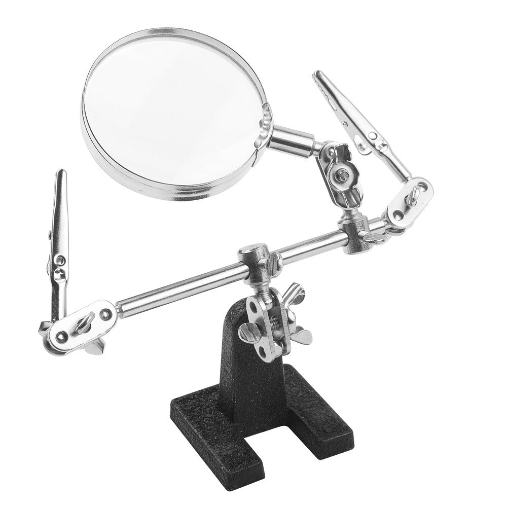 Soporte de placa tarjeta con Lupa Tolsen - 38090