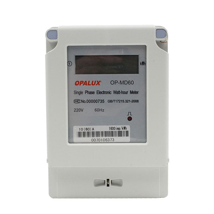Medidor de energia monofasico digital 2 hilos 220v OP-MD60 Opalux