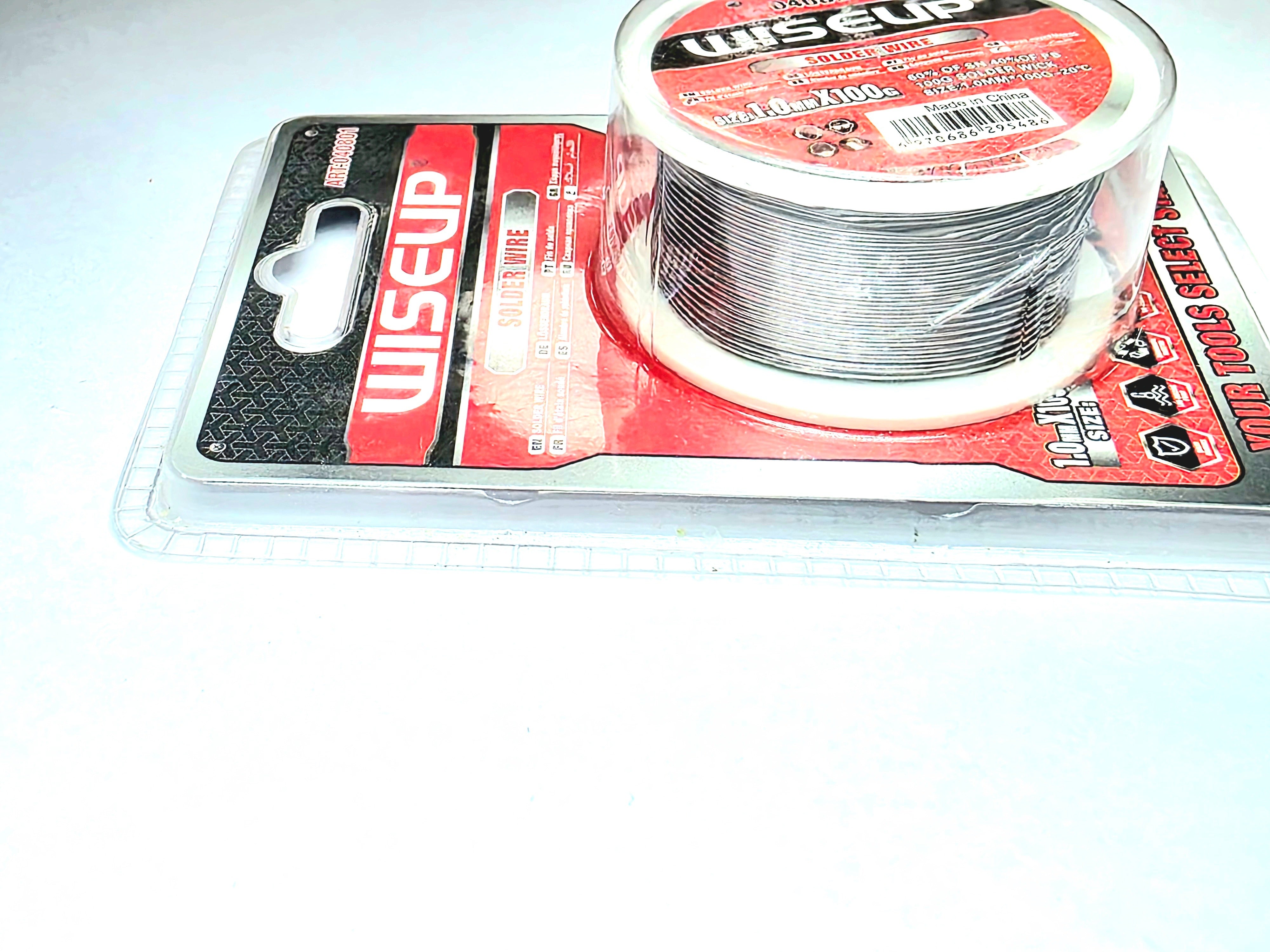 Rollo de estaño para soldar 60/40  1.00mm x 100g wiseup 040801