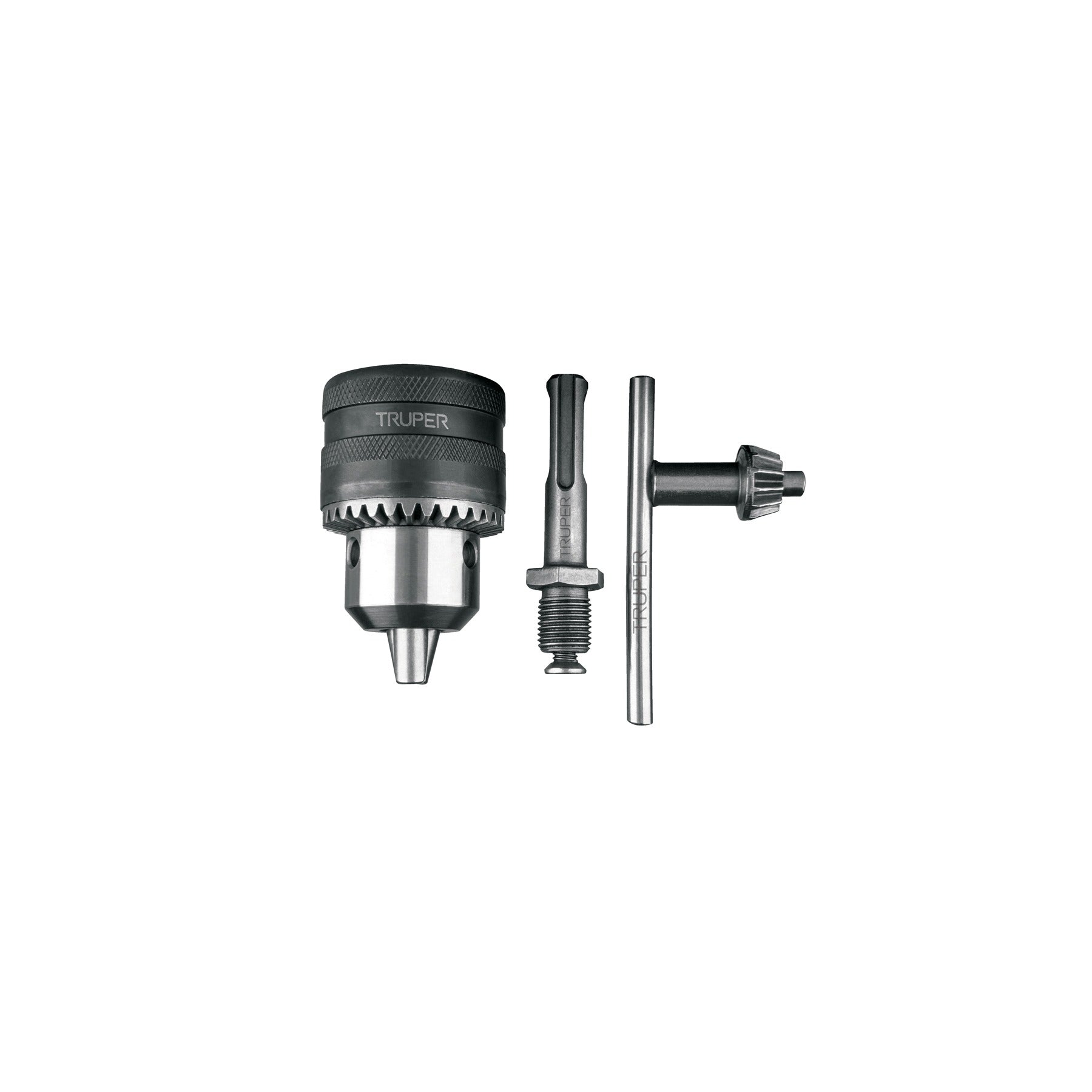 Broquero 1/2" con llave y adaptador SDS Plus, TRUPER 102475