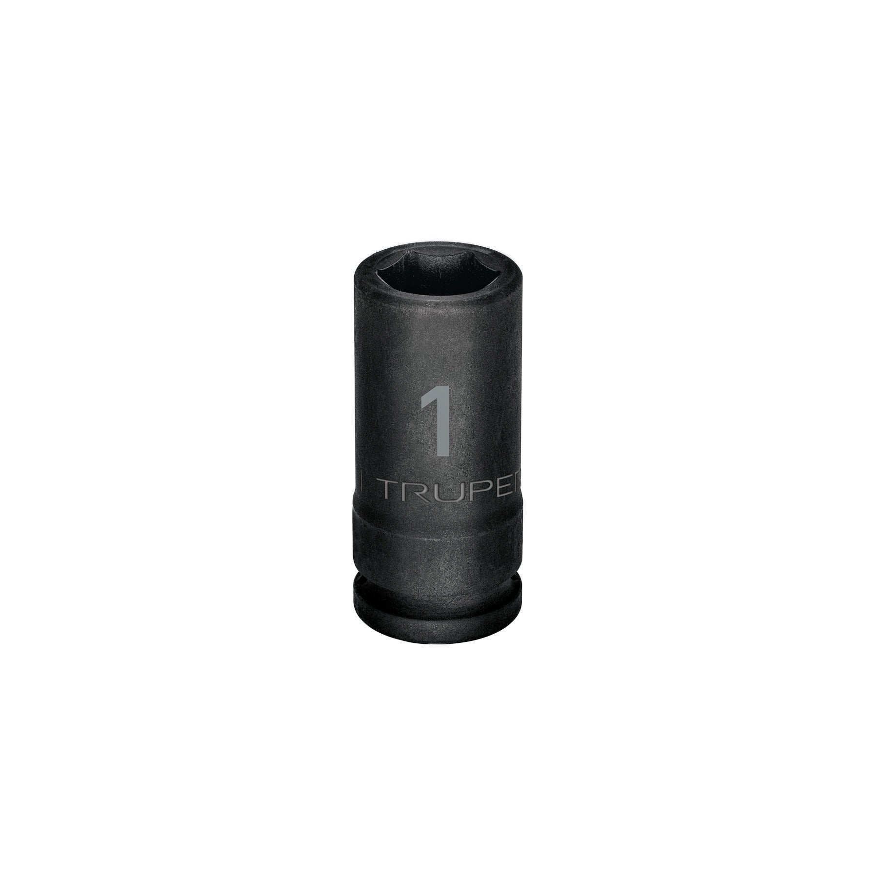 Dado largo de impacto de 1 pulg, 6 puntas, cuadro 3/4", TRUPER 12434