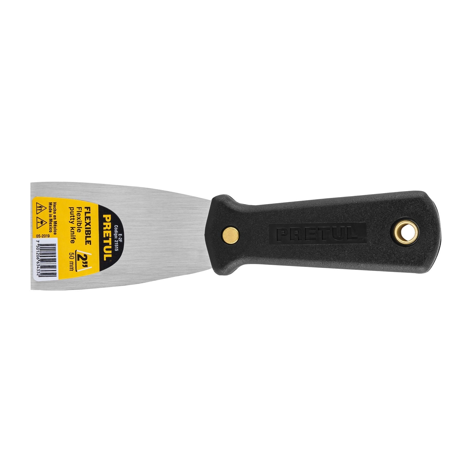 Espátula flexible 2" con mango de plástico, PRETUL 21515