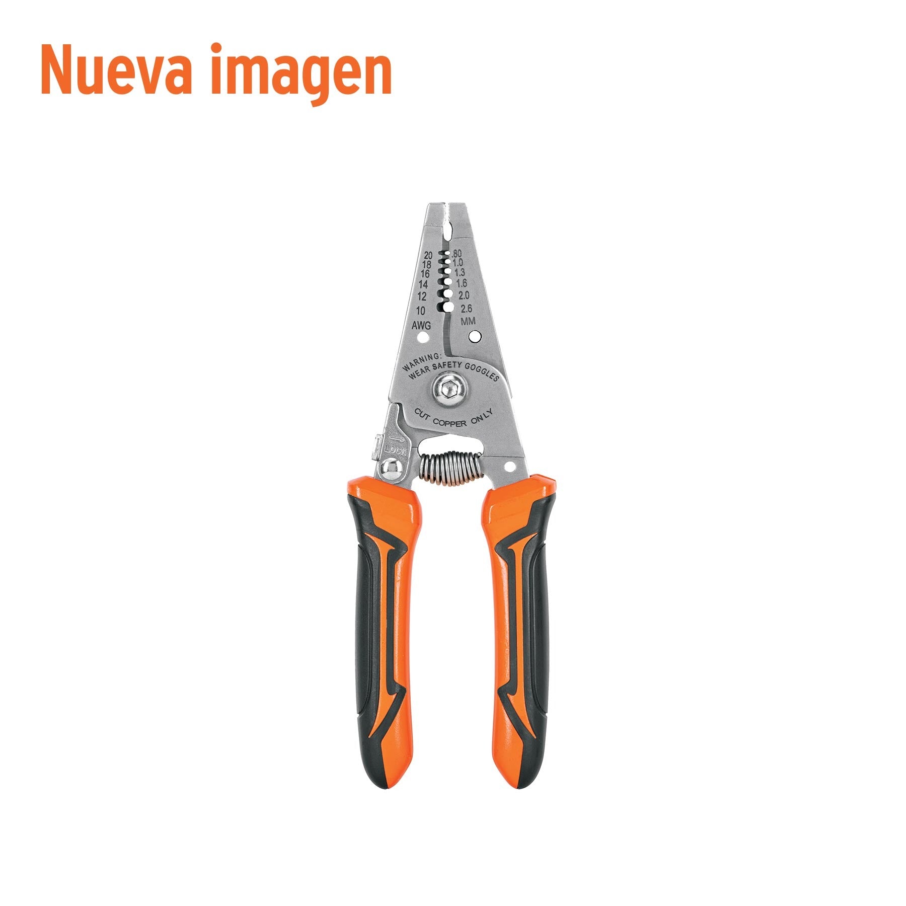 Pinza Pela Cables 22 A 10 Awg 6 , Truper 17356