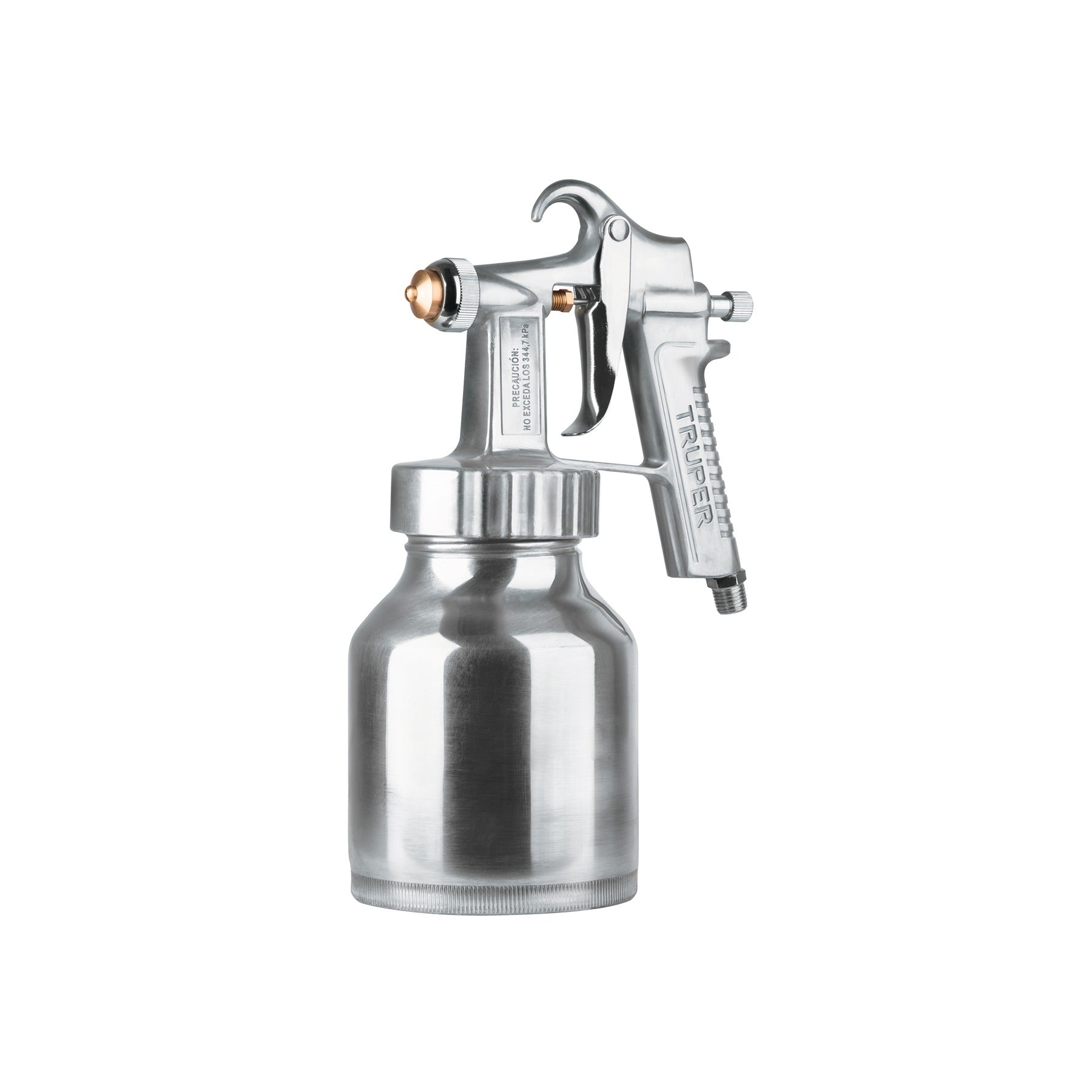Pistola p/pintar baja presión, 1.5 mm, pulida, Truper - 14037