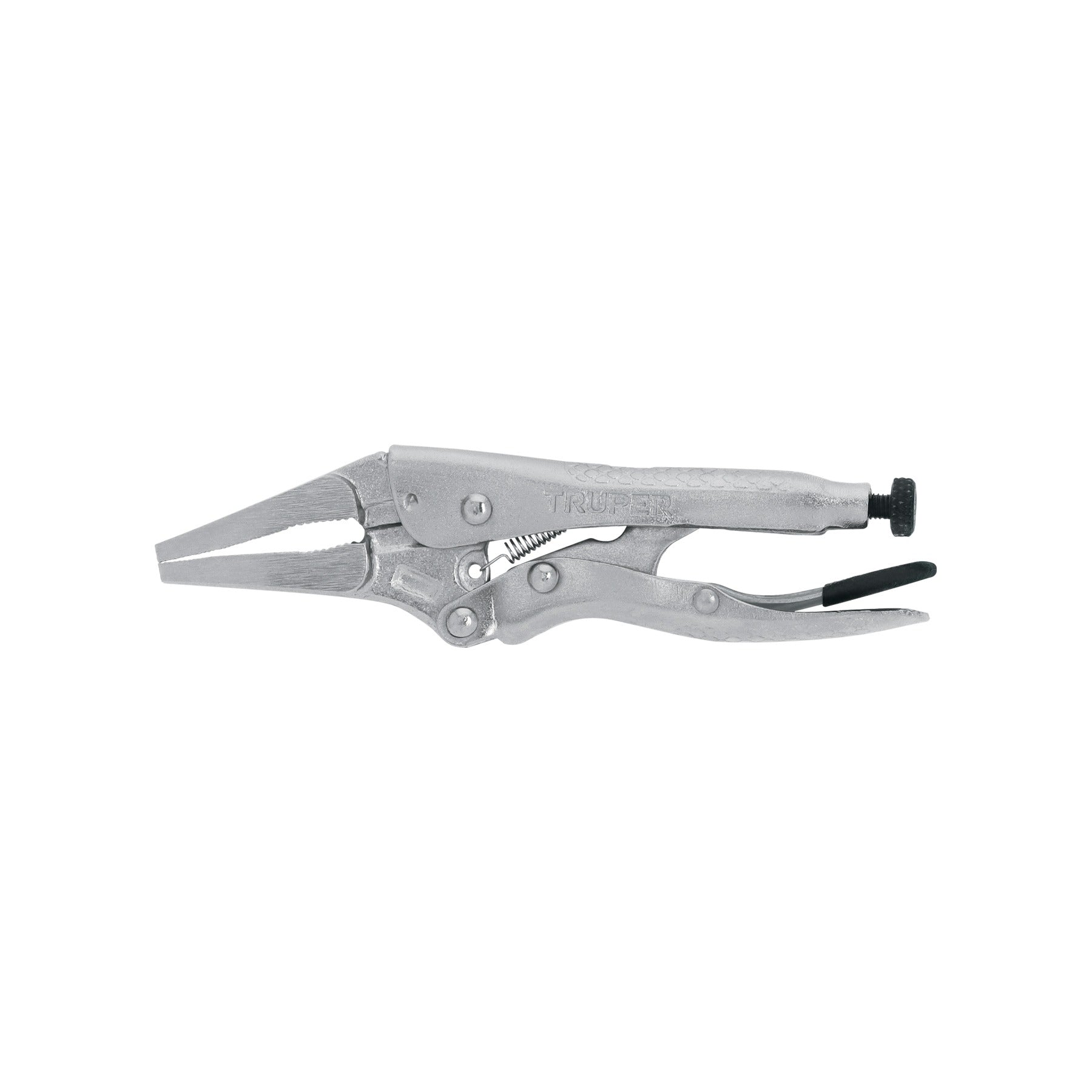Pinza de presión 4", punta larga, TRUPER - 17434