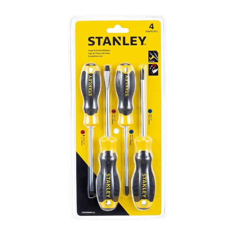 Destornilladores cushiongrip 4 piezas STMT60040-LA Stanley