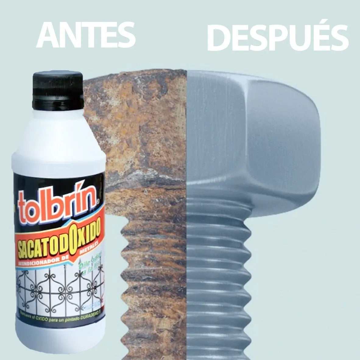 Saca Óxido Acondicionador De Metales Tolbrin 237ml