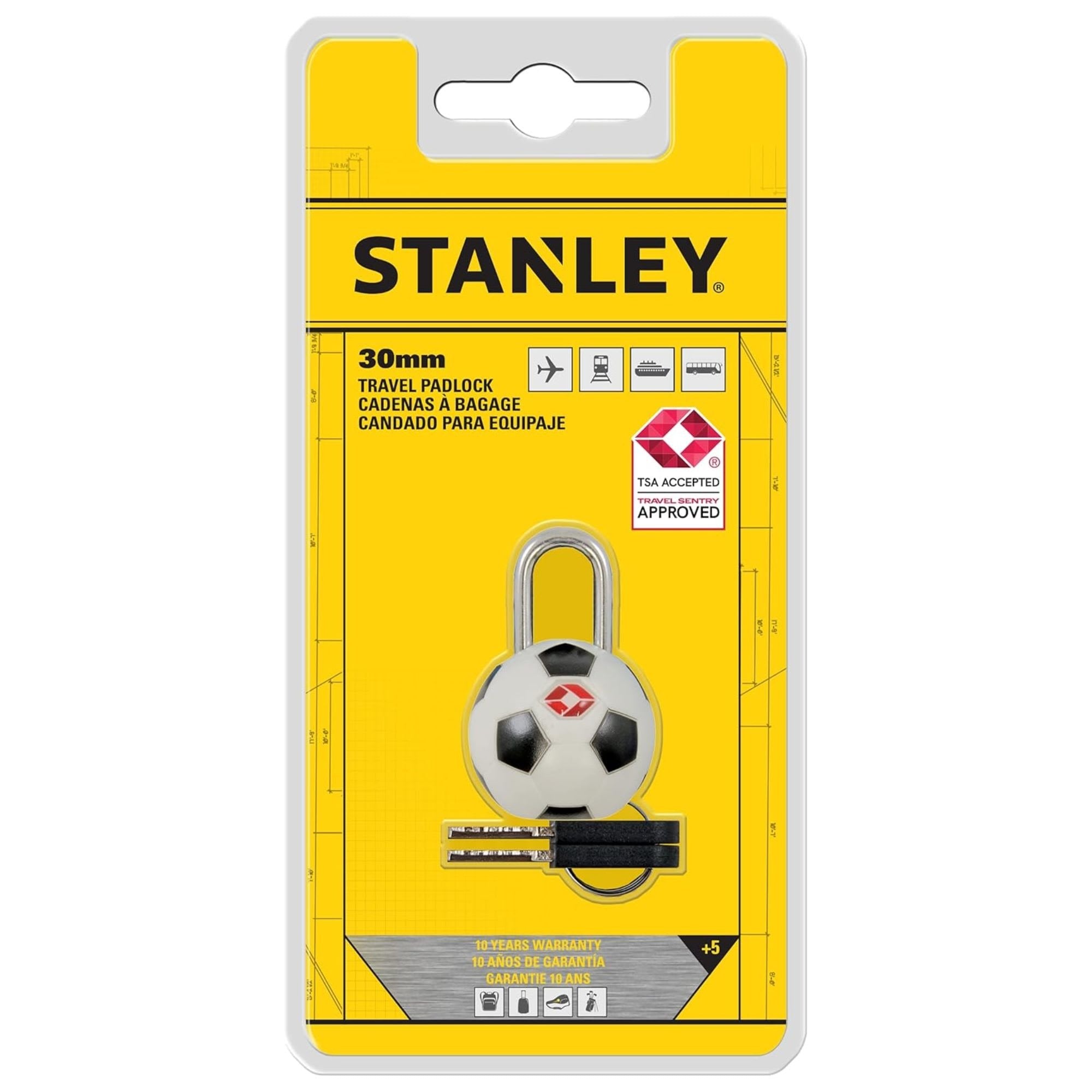 Candado pelota para maleta - travelmax stanley S742-067