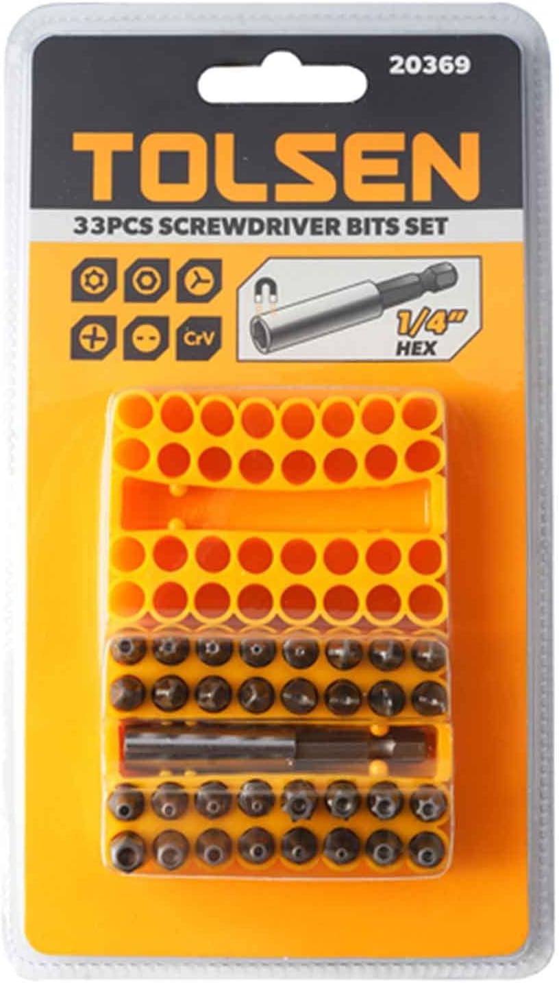 Puntas atornillador 33pz Tolsen 20369