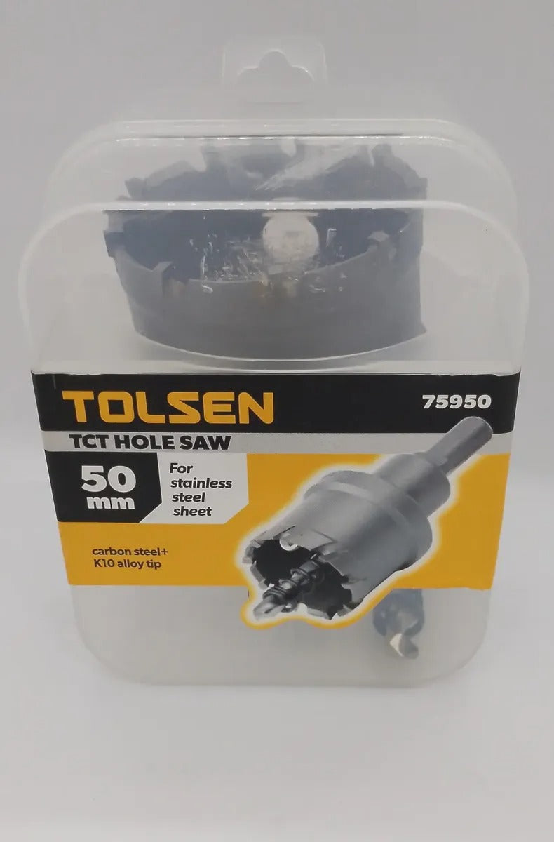 Broca Corona TCT 50mm TOLSEN - 75950