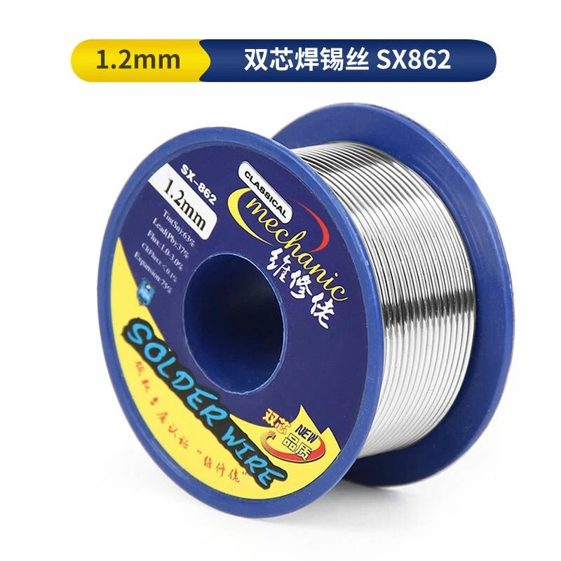 Rollo De Estaño 63/37 Mechanic 60gr 1.2mm