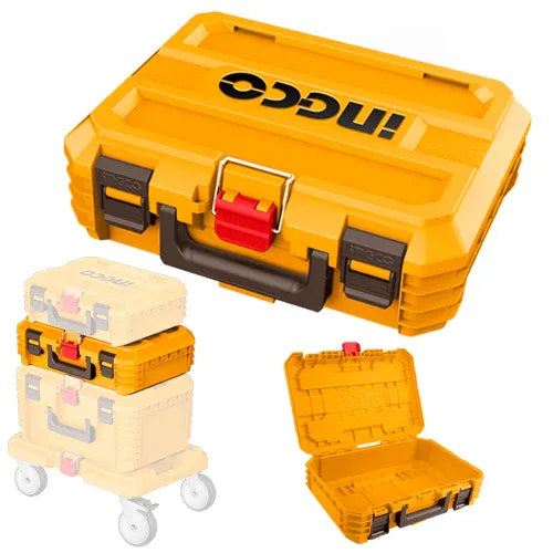 Caja de Herramientas de 19 pulg apilable broche plastico INGCO PBXS102