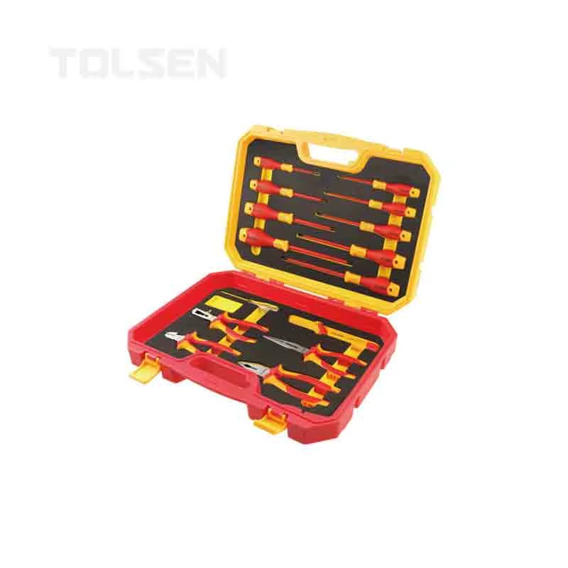 Juego de Herramientas de 15 pcs aisladas Tolsen V82115