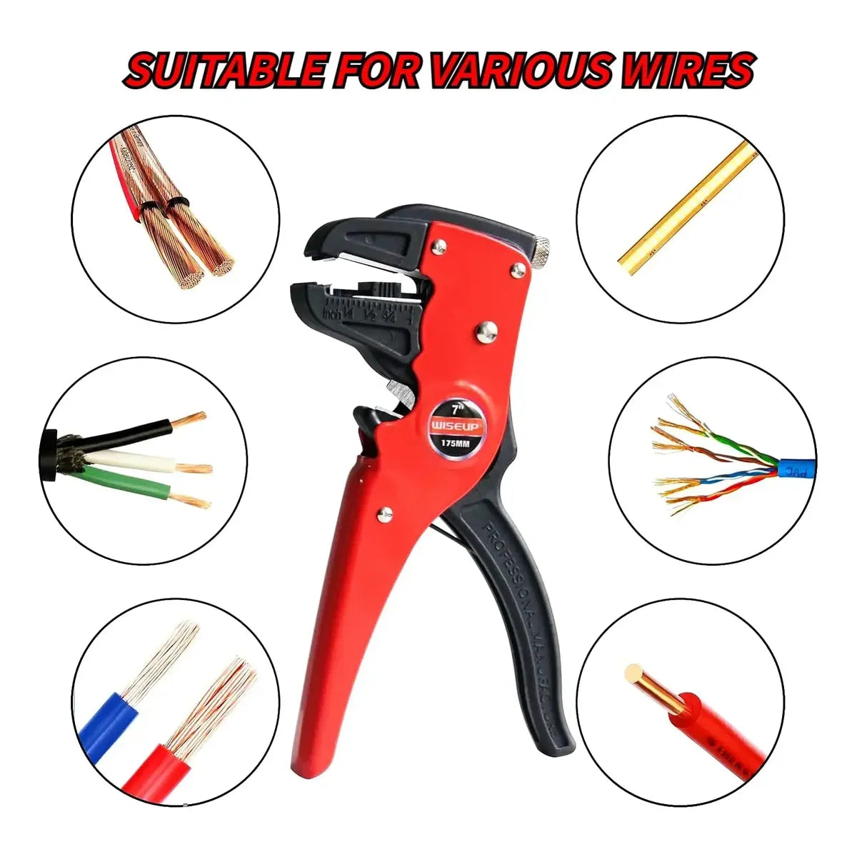 Pelador y cortador de cables automatico wiseup 010503