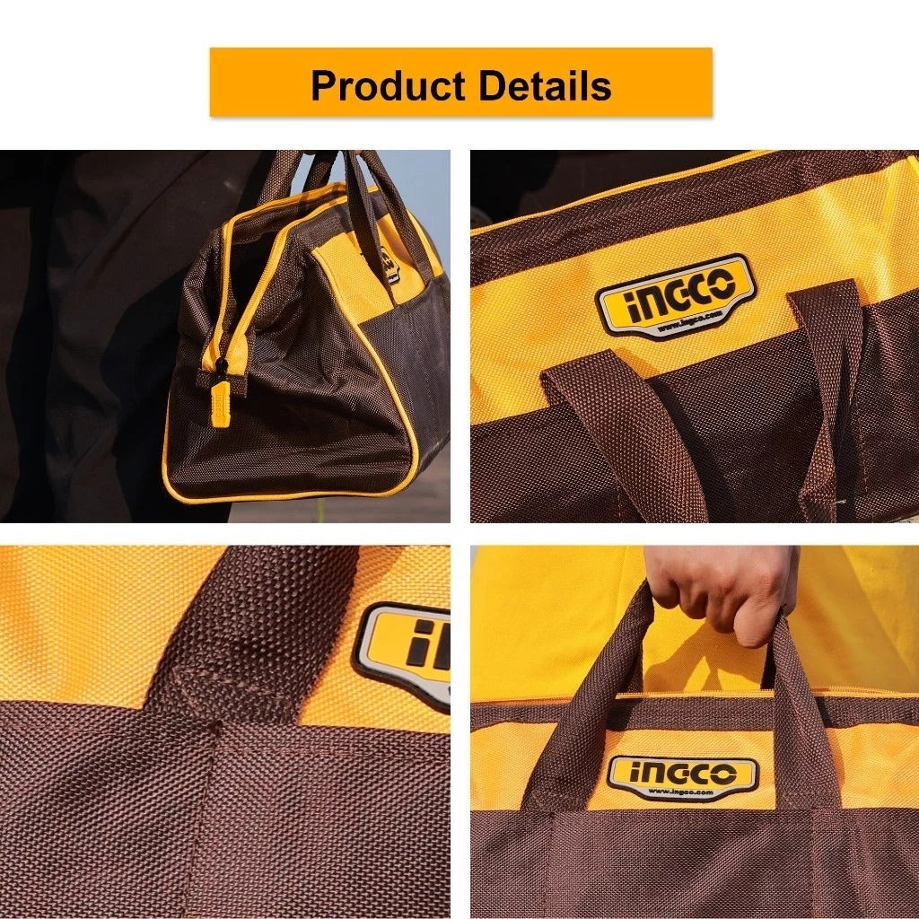 Bolso de 13 pulg con 6 bolsillos INGCO HTBG281328