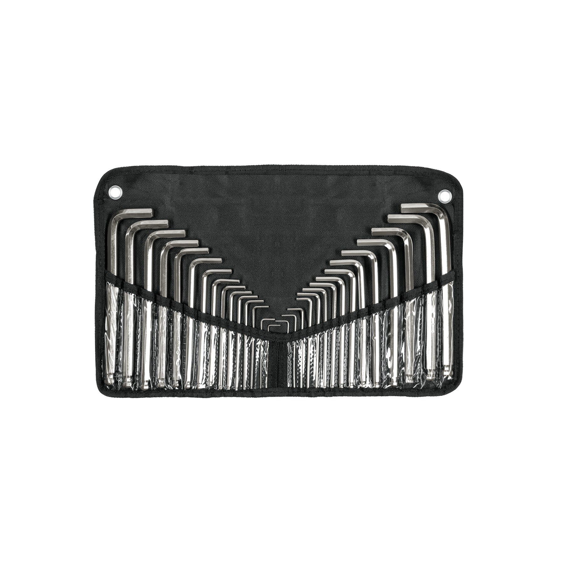 Juego de 30 llaves hexagonales mixtas largas punta de bola Truper - 15562