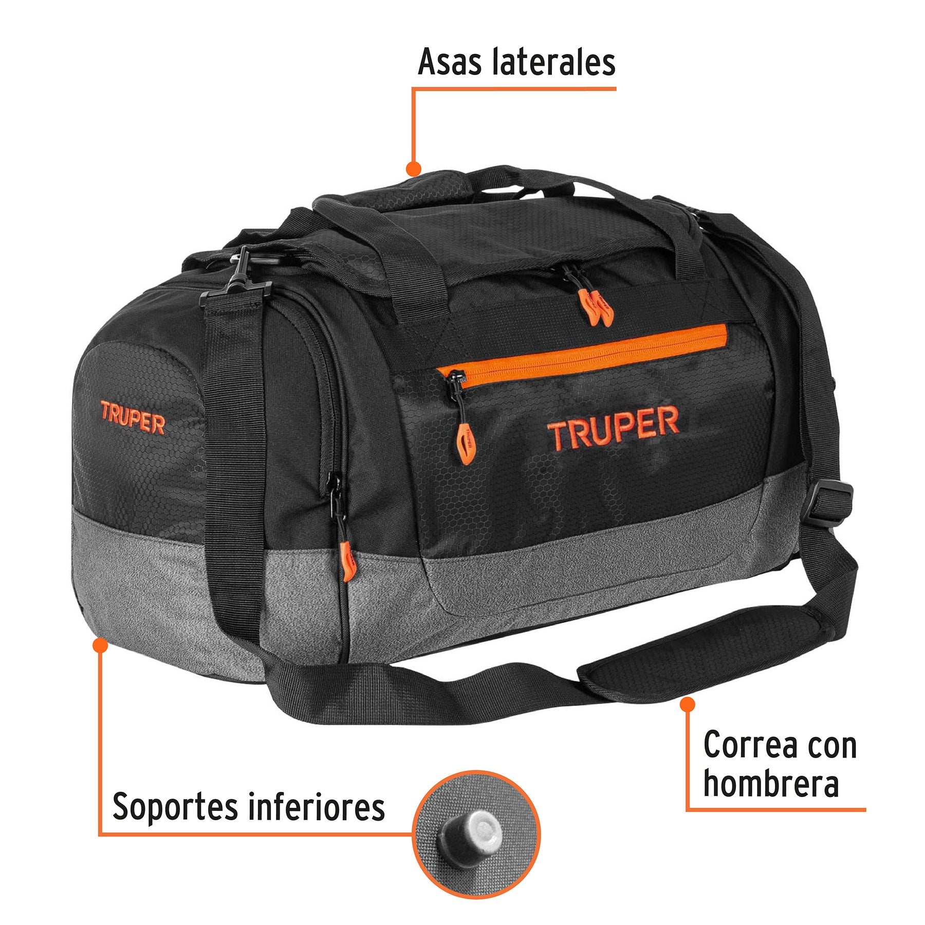 Maleta deportiva 55 cm, TRUPER - 61095
