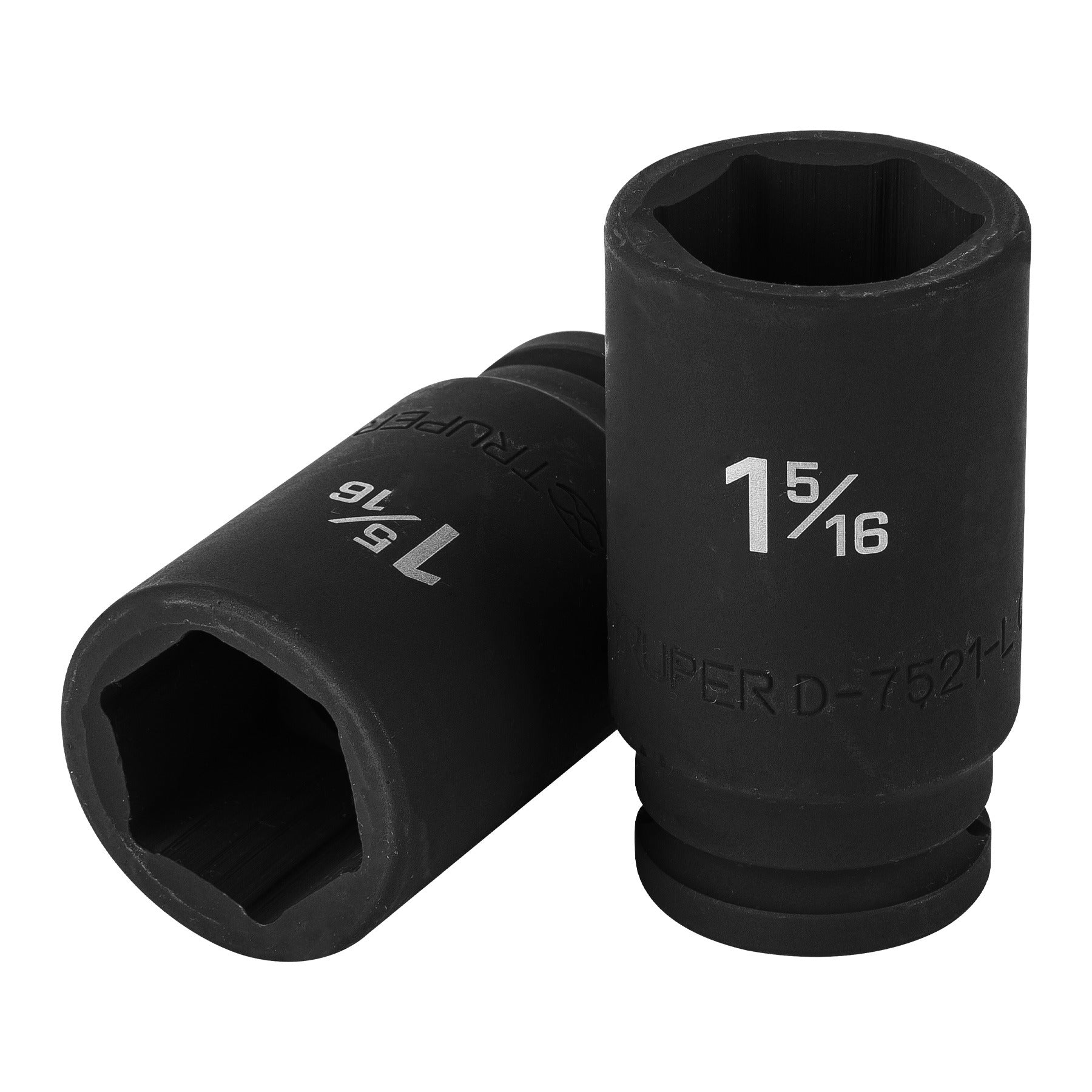 Dado largo de impacto de 1-5/16", 6 puntas, cuadro 3/4" TRUPER 12439