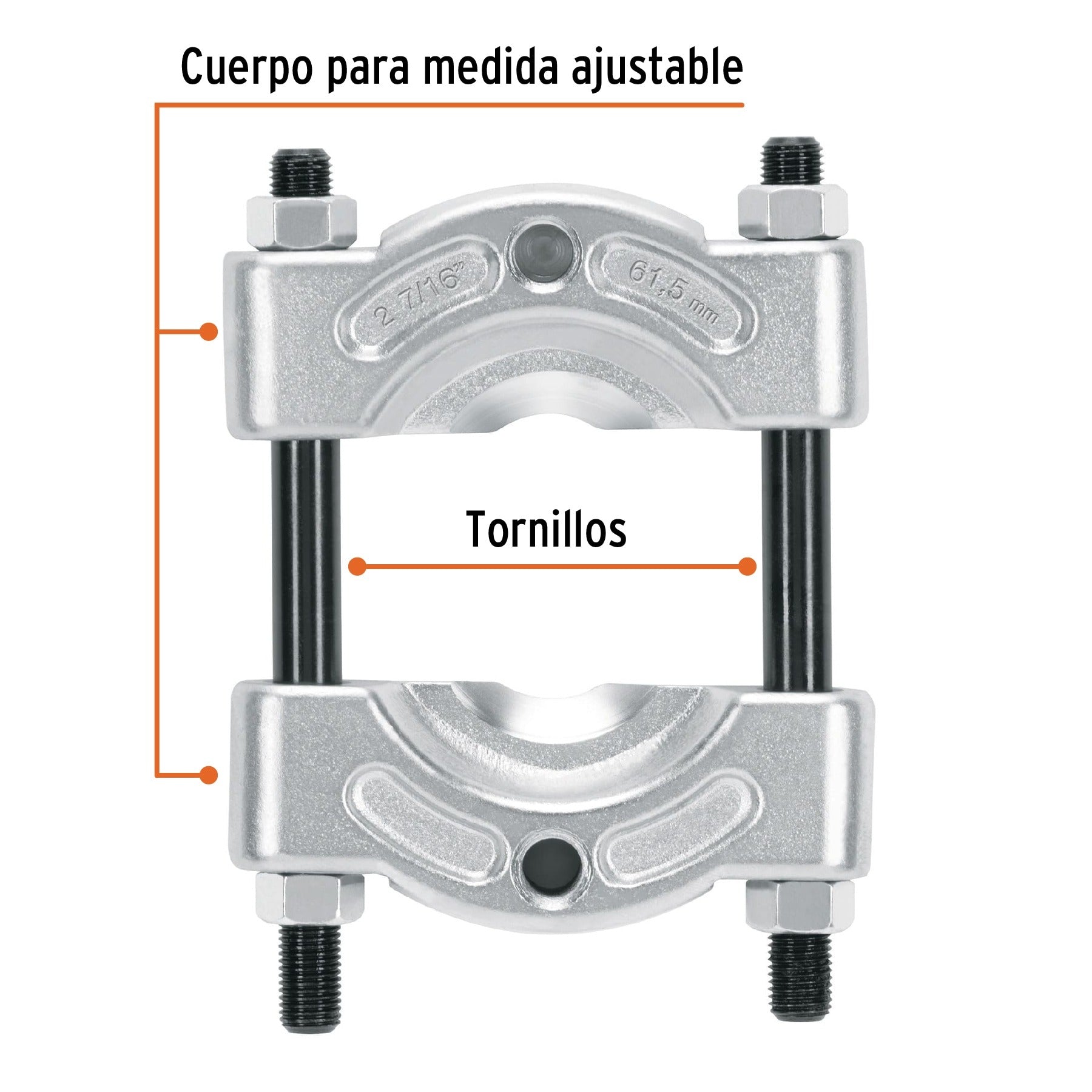 Separador de baleros de 25 a 62 mm, TRUPER - 14516