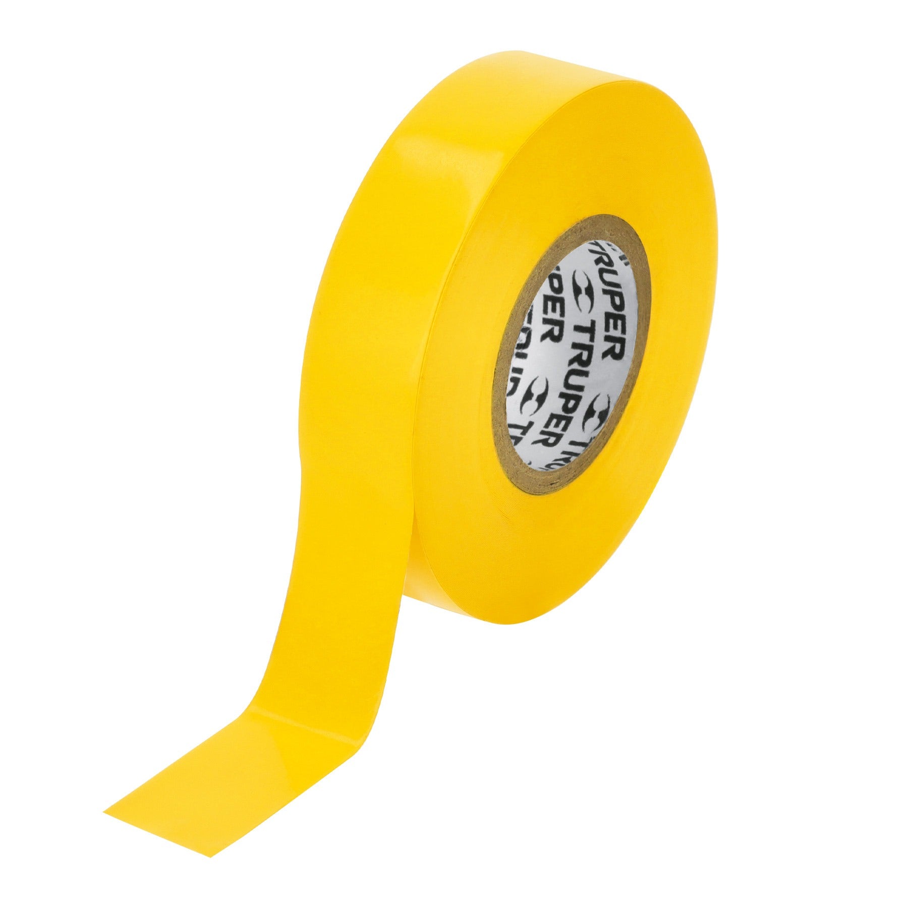 Paquete de Cintas de aislar de 18 m x 19 mm Amarillo Truper 12503-8