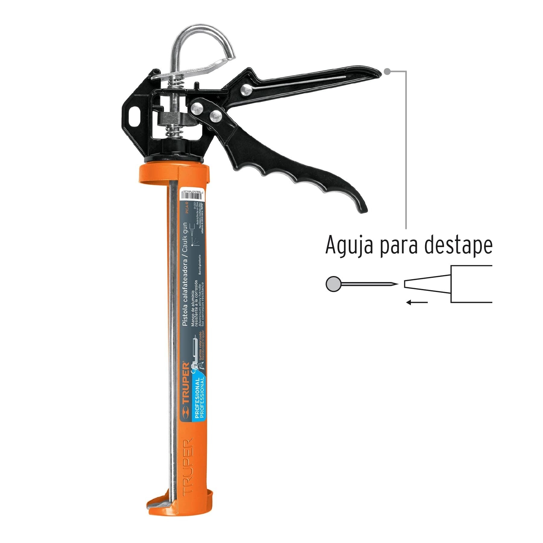 Pistola calafateadora reforzada, TRUPER - 101280