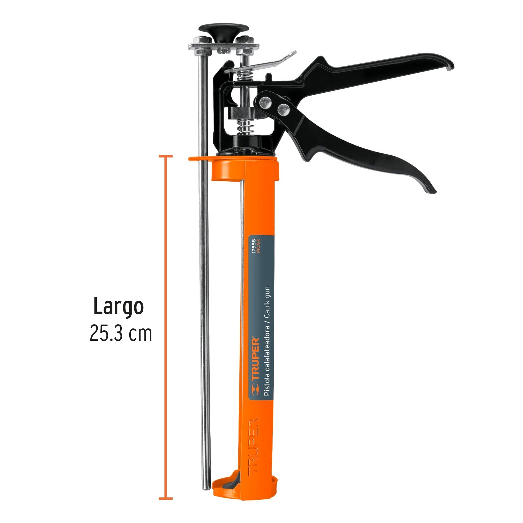 Pistola calafateadora tipo esqueleto, reforzada, TRUPER - 17558